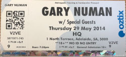 Adelaide Ticket 2014